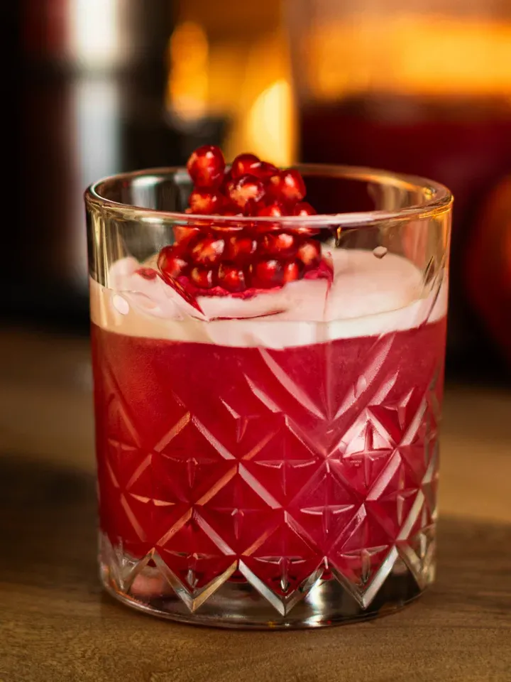 Pomegranate Sour cocktail